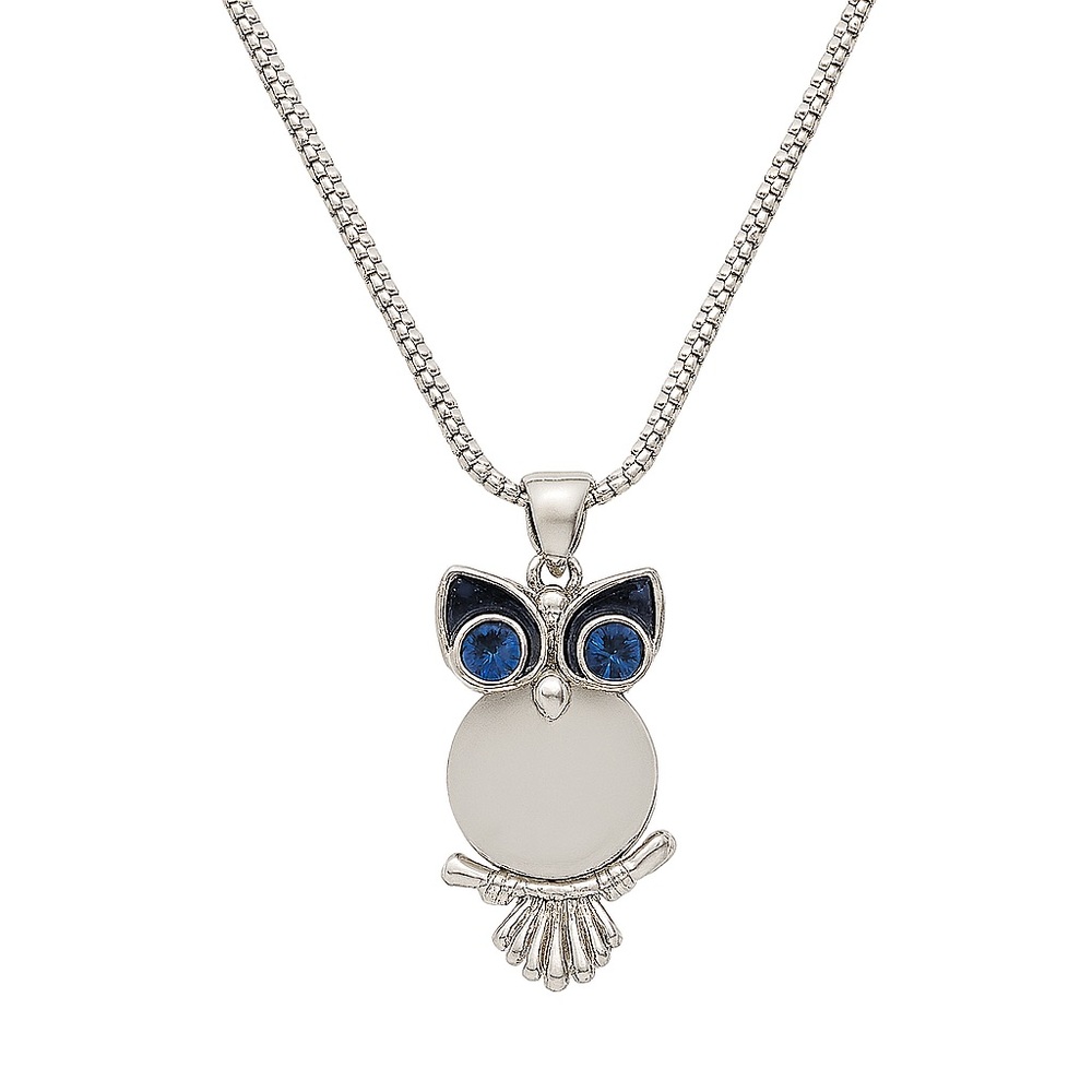 Midnight Wisdom Owl Necklace
